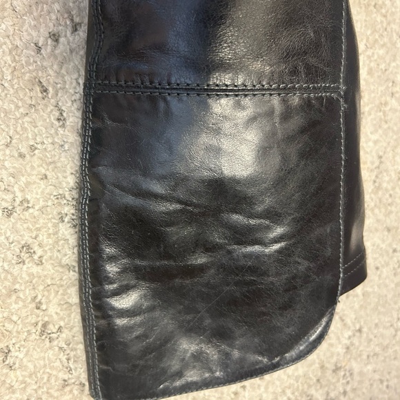Lavorazione Artigiana Sz. 9 over the knee all leather ultra beautiful flat moto - Picture 7 of 13